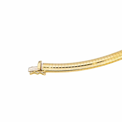 Collier Collier ras-de-cou en or jaune 18 carats, maille oméga 58 Facettes 1292143CN