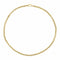 Collier Collier maille ovale en or jaune 18 carats 58 Facettes 1292211CN
