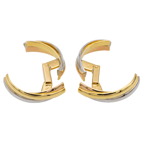 Boutons de manchette Cartier Boutons de manchette Trinity Or blanc, Or jaune, Or rose 58 Facettes 1292298CN