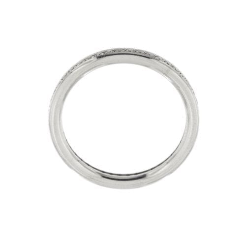 Bague Bliss - Bague éternelle en or blanc 18 ct avec diamants 0,50 ct 58 Facettes 13193