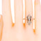 Bague 53 Bague en platine avec diamant taille ancienne et diamants taille rose 58 Facettes 671EEFEFD4514AD988CCA9865E203D68
