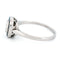 Bague 53 Bague halo en platine avec saphirs et diamant taille ancienne 58 Facettes 38D54FF352D5479DBFF158C1A31D0550