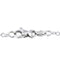 Collier Collier - Pendentif lune en or blanc 18 carats et diamants 58 Facettes 13249