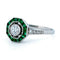 Bague 55.5 Bague en platine avec diamant taille brillant et émeraude 58 Facettes 76851EBEDE004A599DCA71647E815FCF