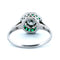 Bague 55.5 Bague en platine avec diamant taille brillant et émeraude 58 Facettes 76851EBEDE004A599DCA71647E815FCF