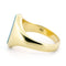 Bague 60 Bague chevalière en agate bleue en or 14 carats 58 Facettes 7CC3916DB1F34D9A856726197078BE9D