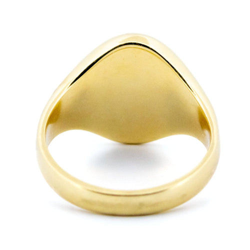 Bague 60 Bague chevalière en agate bleue en or 14 carats 58 Facettes 7CC3916DB1F34D9A856726197078BE9D