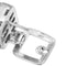 Boucles d'oreilles Boucles d'oreilles - Puces carrées en or blanc 18 kt et diamants 58 Facettes 13519
