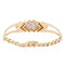 Bracelet Bracelet semi-rigide en or jaune 18 carats, améthyste et diamants 58 Facettes 1352336CN