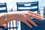 Bracelet Bracelet semi-rigide en or jaune 18 carats, améthyste et diamants 58 Facettes 1352336CN