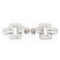 Boucles d'oreilles Art déco - Boucles d’oreilles en platine et or blanc avec diamants 58 Facettes 1352343CN