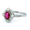 Bague 55 Quatrefoil - Bague en platine avec rubis et diamants 58 Facettes 5D1A72A5A0884D5C906DB26350BA9C87