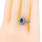 Bague 55.5 Bague Art déco - Platine, saphir ovale et diamants 58 Facettes BE68B24A4C894F3E8BE652F8855483A5