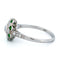 Bague 55 Bague Art déco en platine avec diamant et émeraude 58 Facettes 7C11E51AFABA42F8BF63AAF896CCE3A7