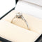 Bague 55 Solitaire - Bague en platine avec diamant et saphirs 58 Facettes 373E6EC83FDC495992EAD2778E11E290