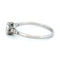 Bague 55 Solitaire - Bague en platine avec diamant et saphirs 58 Facettes 373E6EC83FDC495992EAD2778E11E290