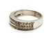 Bague 55 Bague Or blanc Diamant 58 Facettes 1430573CN