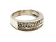 Bague 55 Bague en or blanc 18 carats sertie de diamants 58 Facettes 1430573CN