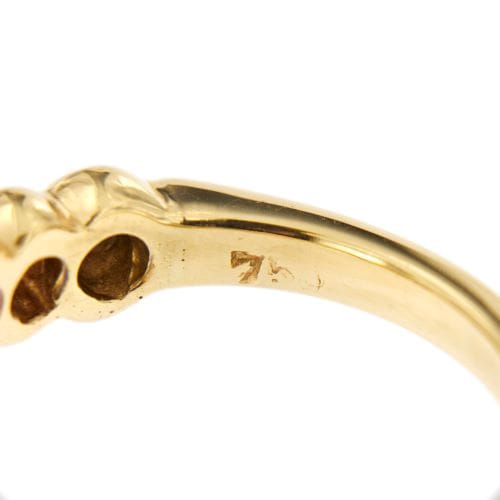 Bague 52 Bague rivière - Diamants 0,50 ct en or jaune 18 kt 58 Facettes 14330