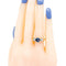 Bague 55.5 Bague trilogie en platine avec saphir et diamants 58 Facettes 20CFD133C5EF4F258C2740C112C09AC4