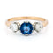 Bague 55.5 Bague trilogie en platine avec saphir et diamants 58 Facettes 20CFD133C5EF4F258C2740C112C09AC4