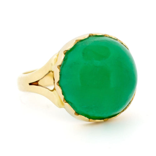 Bague 55 Adamse - Bague solitaire émeraude en or 14 carats 58 Facettes 06573269DF1B4AA79ED1C3B803CC1203