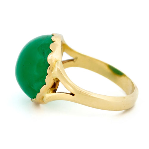 Bague 55 Adamse - Bague solitaire émeraude en or 14 carats 58 Facettes 06573269DF1B4AA79ED1C3B803CC1203