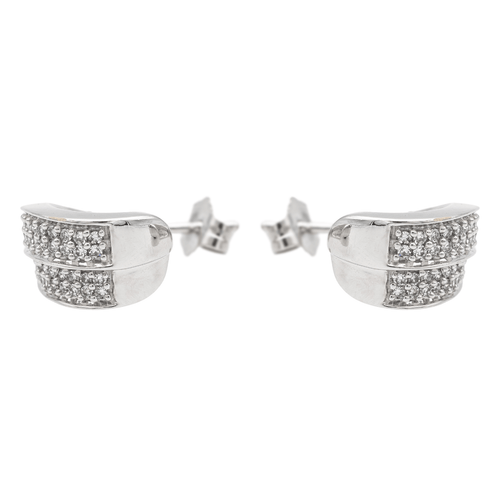 Boucles d'oreilles Boucles d'oreilles Or blanc Diamant 58 Facettes 1442757CN