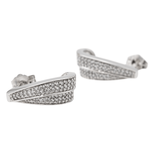 Boucles d'oreilles Boucles d'oreilles Or blanc Diamant 58 Facettes 1442757CN