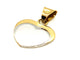 Pendentif Pendentif cœur en or jaune et or blanc 18 carats 58 Facettes 1468597CN