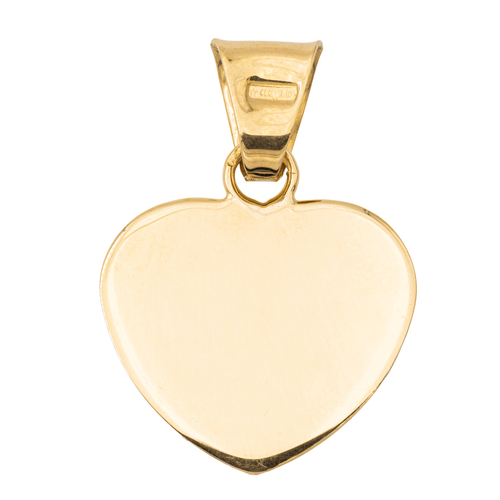 Pendentif Pendentif Coeur Or jaune, Or blanc 58 Facettes 1468597CN