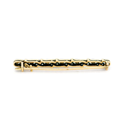 Broche Broche Art déco en or 14 carats, perles et diamants 58 Facettes C3101CB703574CBB97F6DB06E97DFBD4