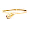 Bracelet Bracelet serpent en or 14 carats avec rubis et diamants 58 Facettes BE761473E43D42538A6A81CB32554F38