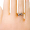 Bague 54 Bague croisée en or 14 carats et diamants taille ancienne 58 Facettes BD7AF4004E8E4CA4A0F75F90E4037A4C