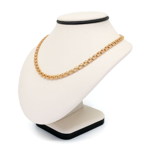 Collier Collier à maillons Bismarck en or 14 carats 58 Facettes F75BC1C94A99496FA109C8316E27C718