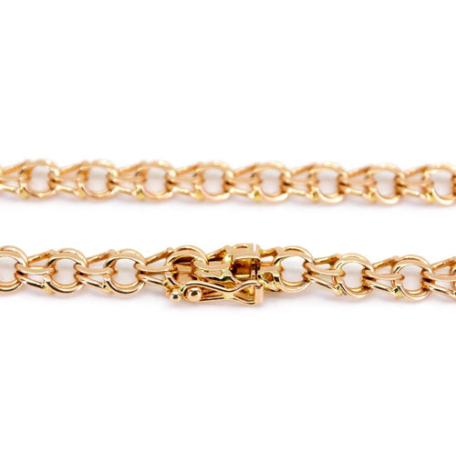 Collier Collier à maillons Bismarck en or 14 carats 58 Facettes F75BC1C94A99496FA109C8316E27C718