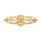 Broche Broche Fleur Or jaune, Or blanc Diamant 58 Facettes 1520142CN