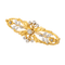 Broche Broche fleur en or jaune et or blanc 18 carats, diamants 58 Facettes 1520142CN