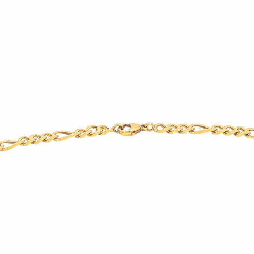 Collier Collier maille Figaro en or jaune 18 carats 58 Facettes 1523665CN