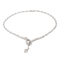 Collier Zoughaib - Collier en or blanc 18 carats et diamants 58 Facettes 1523675CN