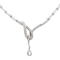 Collier Collier Or blanc Diamant 58 Facettes 1523675CN
