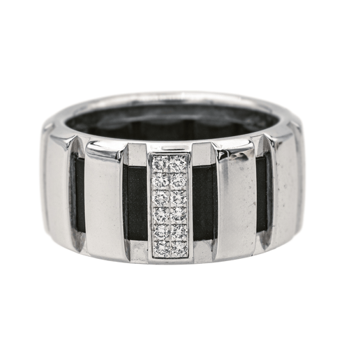 Bague 53 Chaumet Class One - Bague en or blanc sertie de diamants 58 Facettes 1528718CN