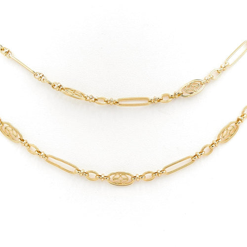 Collier Collier sautoir - Maille filigrane en or jaune 58 Facettes 1530156CN