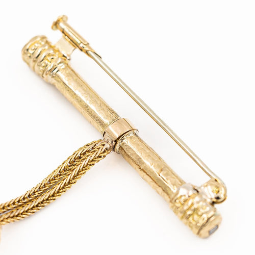 Broche Broche en or jaune 18 carats avec perles de culture 58 Facettes 1530157CN