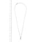 Collier Collier solitaire - Pendentif en or blanc 18 kt et diamant 0,59 ct 58 Facettes 15502
