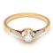 Bague 55.5 Bague solitaire en deux ors 18 carats avec diamant 58 Facettes 5F851E2A126B4D3DB31F7D2164BE1738
