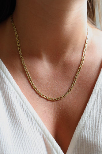 Collier Collier maille marine en or jaune 18 carats 58 Facettes 1559883CN