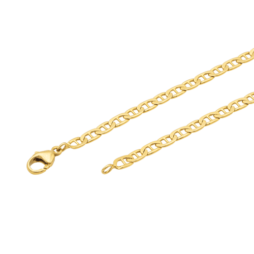 Collier Collier maille marine en or jaune 18 carats 58 Facettes 1559883CN