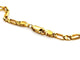 Collier Collier maille alternée en or jaune 18 carats 58 Facettes 1573276CN