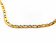 Collier Collier maille alternée en or jaune 18 carats 58 Facettes 1573276CN